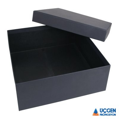 SEDİR SİYAH GEÇME KAPAK KUTU (30X30X10 CM)