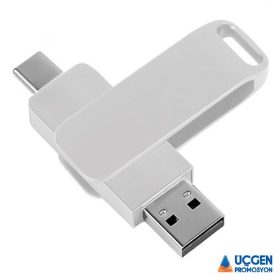 Ankara SELÇUKLU GÜMÜŞ OTG USB BELLEK (64 GB 3.0)