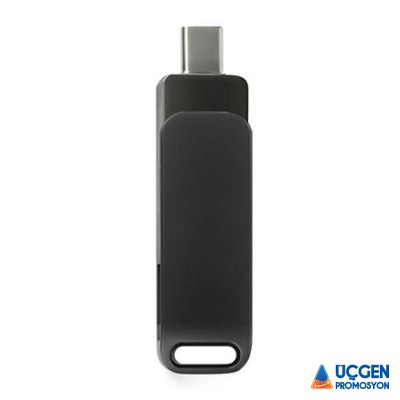 221001-64 SELÇUKLU SİYAH OTG USB BELLEK (64 GB 3.0) - 2