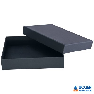 SELVİ SİYAH GEÇME KAPAK POWERBANK KUTU (17X13X3 CM)