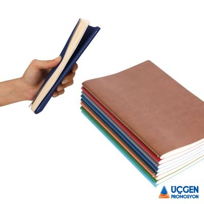 307304 SIHHİYE KIRMIZI TERZİ DİKİŞLİ DEFTER (13X21 CM) - 3