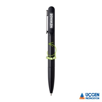 408201 SÖKE SİYAH IŞIKLI METAL TÜKENMEZ KALEM - 2
