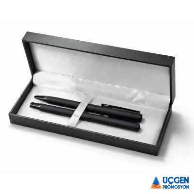 SUNGURLU SİYAH İKİLİ KALEM SETİ