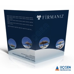 Sunum Dosyası A.Bristol Parlak Selefonlu Renkli Cepli Dosya