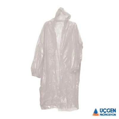943931 TEK KULLANIMLIK  ŞEFFAF XL YAĞMURLUK - 2