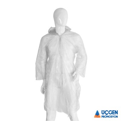 943931 TEK KULLANIMLIK  ŞEFFAF XL YAĞMURLUK - 4