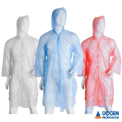 TEK KULLANIMLIK  ŞEFFAF XL YAĞMURLUK - Kodgrup